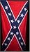 Rebel Confederate Battle Flag - Cotton Velour Beach Towel 30 x 60