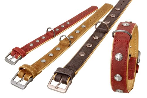 Karlie 25253 Buffalo Oriental Halsband, 35 mm 55 cm Dunkelbraun / Natur Preisvergleich