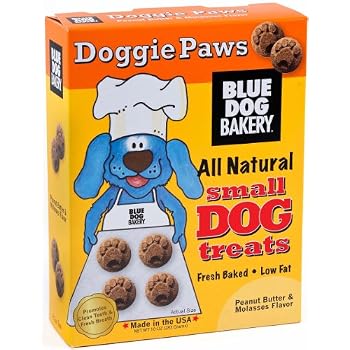Set A Shopping Price Drop Alert For Blue Dog Bakery Natural Low Fat Dog Treats, Peanut Butter & Molasses Flavor Doggie Paws, 10-Ounce Boxes (Pack of 6)