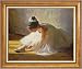 Brushstrokes Fine Art Checking Her Shoes by Gabrilovich, Anatoli