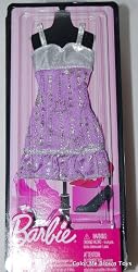 Barbie Fashion Lavender Sundress Silver Accents