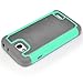 LG Optimus L90 Case, MagicMobile [Dual Armor Series] Rugged Impact Resistant Case LG Optimus L90 Slim Shockproof Silicone Skin Hard Plastic Shell [Mint Green] Armor Protective Case for LG Optimus L90