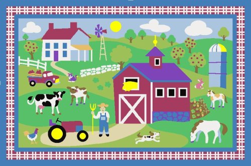 LA Rug Country Farm Rug 39x58 LA Rug Country Farm Rug 39x58