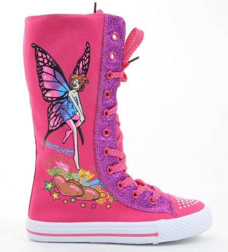 Fairy Girls Knee High Lace Up Sneaker Boots  13 B(M) US