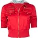 ASHLEY Fleece Hood Womens Twill Jacket