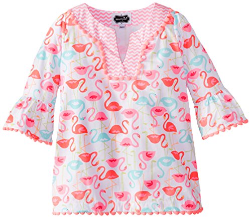 Mud Pie Little Girls' Flamingo Tunic, Multi, 3T