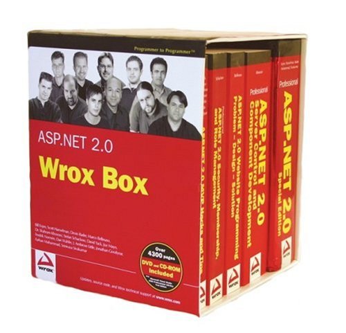 Image of: ASP.NET 2.0 Wrox Box: Professional ASP.NET 2.0 Special Edition, ASP.NET 2.0 Website Programming Problem-Design-Solution, Professional ASP.NET 2.0 Server ... and ASP.NET 2.0 MVP Hacks and Tips
