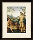 Apollo and Marsyas Framed Art Poster Print by Pietro Perugino, 27x33