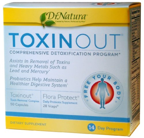 DrNatura Toxinout Broad-Spectrum Detox Program (50 Capsules of Toxinout and 28 Vcaps of FloraProtect) DrNatura Toxinout Broad-Spectrum Detox Program (50 Capsules of Toxinout and 28 Vcaps of FloraProtect)