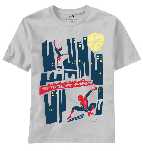 アメイジング・スパイダーマン サウル グッド シルバー Tシャツ