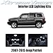 XtremeVision Jeep Patriot 2007-2015 (6 Pieces) Pure White Premium Interior LED Kit Package + Installation Tool