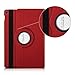 kwmobile Rotating Case Compatible with Asus ZenPad 10 (Z300) - Case PU Leather Tablet Cover with Stand - Red