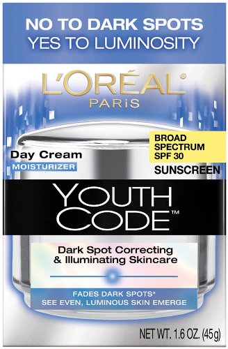 Youth Code Dark Spot Correcting, Illuminating Day Cream, SPF 30, 1.6 Ounce