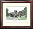 Bradley University Alumnus Alumnus 14x18 Mahogany Framed Collegiate Lithograph