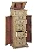Antique White Jewelry Storage Armoire with Mirror