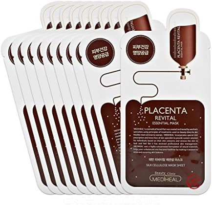 Mediheal Placenta Revital Mask 10pcs+secret Key Syn Ake 10pcs for Sexystyle2015