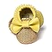 Kuner Baby Girls Tassel Bow Sequins Soft Soled Crib Shoes PU Moccasins First Walkers