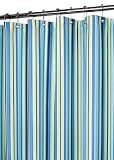 Park B. Smith Strings Stripe Shower Curtain, Pop Blueberry