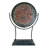 Mottled Decorative Plate on Stand