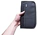 RFID Travel Passport Wallet & Document Organizer Zipper Case , Black or Blue