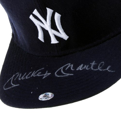 Mickey Mantle Autographed New York Yankees Hat