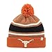 NCAA Texas Longhorns '47 Fairfax Cuff Knit Hat with Pom, One Size Fits Most, Burnt Orange