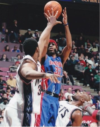 Richard ''RIP'' Hamilton Autographed/Hand Signed Detroit Pistons 8x10 Photo