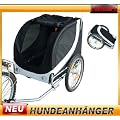 Hundeanh�nger Fahrradanh�nger Hunde Fahrrad Anh�nger Wei�/Schwarz NEU