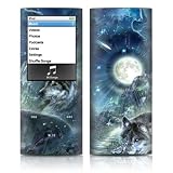 Bark At The Moon Design Protective Decal Skin Sticker for Apple iPod nano 4G (4th Generation) Player
