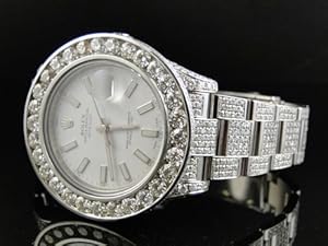 New Rolex Date Just II 2 with 30 ct VS Diamonds