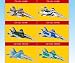 現用機コレクション第12弾 アグレッサーズ2010 F－15DJ 航空自衛隊 戦闘機 模型 箱玩 童友社（全６種フルコンプセット）_s-1