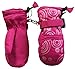 N'Ice Caps Girls Thinsulate and Waterproof Circle Scroll Print Snow Mittens