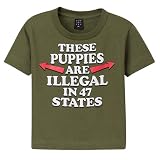 Toddler Boys' Now and Zen These Puppies are Illegal Tee