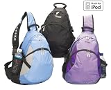Good Hope Bags 5242BLK The Psycho iPod Ready Backpack, Sling - Black
