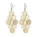 Girl Era Womens Multi-Plates Earrings Popular Round Drop Earrings