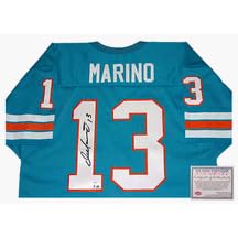 Dan Marino Autographed Miami Dolphins Authentic Style Teal Jersey