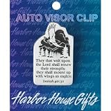 Auto Car Visor Clip - Eagle Isaiah 40:31 They That Wait Upon the Lord 