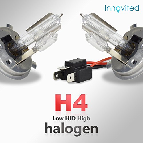 Innovited HID Replacement Bulb Bulbs "All Sizes and Colors"- H4-2 9003 - 6000K (Low hid/High Halogen)
