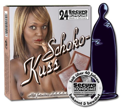 Secura Schoko-Kuss Kondome mit Schoko Aroma 24er