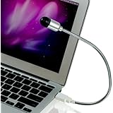 CSL - Notebook-Ventilator / Fan | flexibler Schwanenhals | PC & MAC | silber