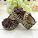 Urparcel Baby Girls Leopard Soft Sole Shoes Floral Oxford Flats Prewalker