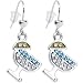 Crystal Margarita Dangle Fishhook Earrings