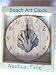Beach Clock: Shell Seashell Accent - Calm - 6.5" Diameter