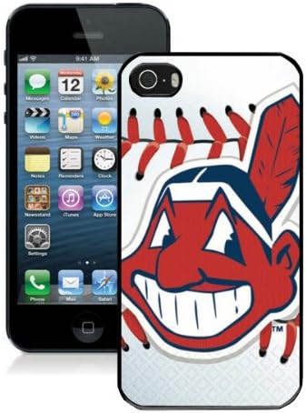Cleveland Indians iPhone 5/5s Case, MLB Phone Accessory for Fanatics Sport Fan, Dirtproof Shockproof iPhone 5/5s Rugged Cover