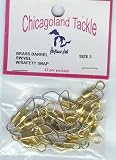 Brass Barrel Swivel with Safty Snap Size 3 (144 Pcs)