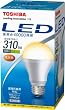 TOSHIBA E-CORE(イー・コア) LED電球 (密閉器具対応・フィンレス構造・E26口金・一般電球形・白熱電球20W相当・310ルーメン・電球色) LDA6L/3