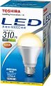 TOSHIBA E-CORE(イー・コア) LED電球 (密閉器具対応・フィンレス構造・E26口金・一般電球形・白熱電球20W相当・310ルーメン・電球色) LDA6L/3