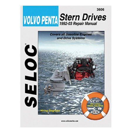 Seloc Marine Engine Maintenance and Repair Manuals Volvo Penta All Stern Drives and Gas Engines 1992 to 2003