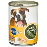 Pedigree + Healthy Digestion Ground Entree Food for Dogs, 13.22-Ounce Cans (Pack of 24) by Pedigree