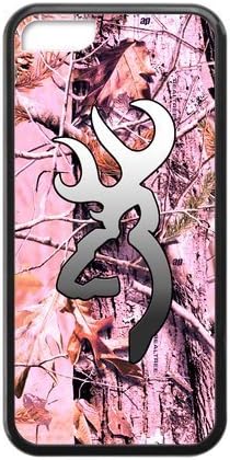 JDSitem Retro Vintage Realtrees Real Tree Camo Browning Cutter Case Cover Sleeve Protector for Phone iPhone 5C TPU (Laser Technology)